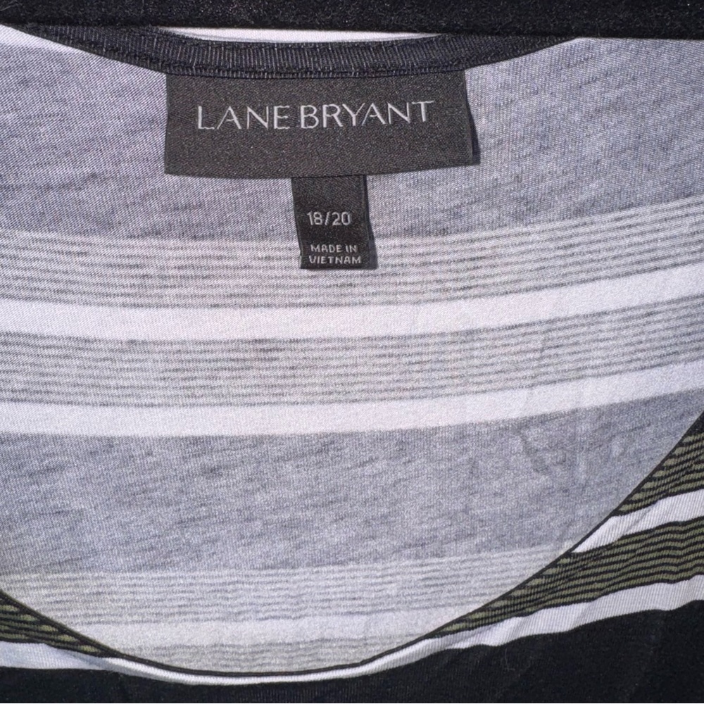 Lane Bryant Multicolor Striped Midi Dress - Picture 3 of 10